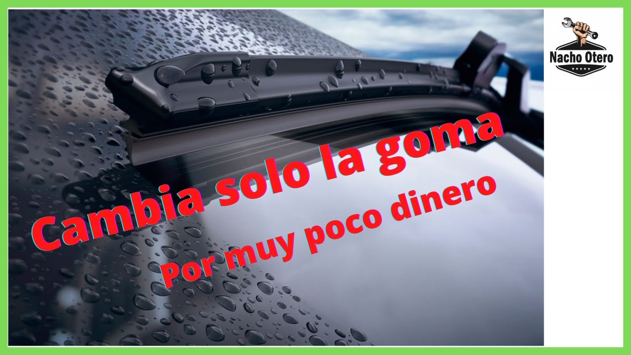 Cambio de las gomas de los limpiaparabrisa de varios modelos