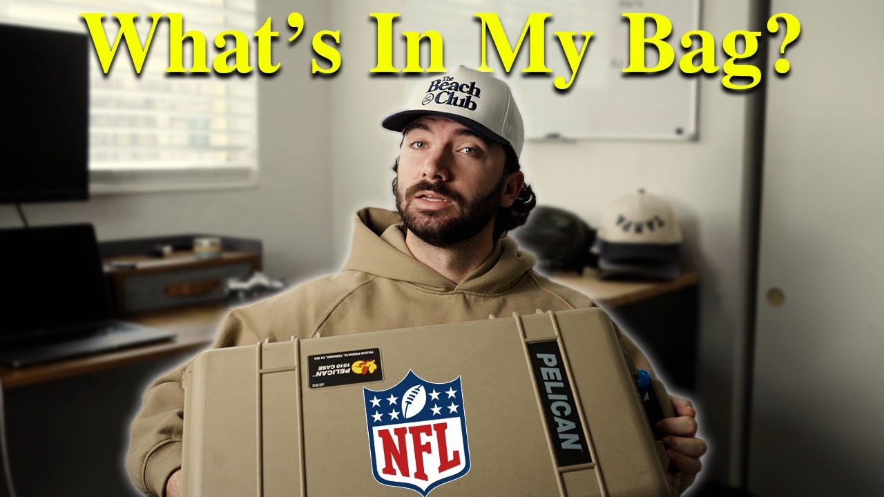 WHAT'S IN MY CAMERA BAG 2024 | NFL VIDEOGRAPHER