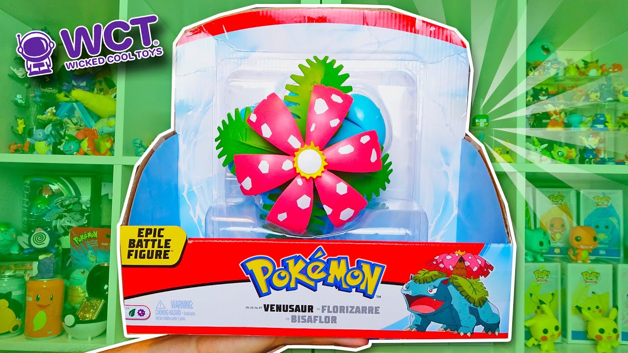 FIGURA VENUSAUR WICKED COOL TOYS (2020) 🌺 + KYOGRE TITAN TOMY | Pókemon | Mr.Trapero