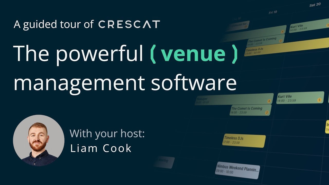 Event & Venue Management Software upgraded with NEW features | Quick Guided Tour of Crescat Software