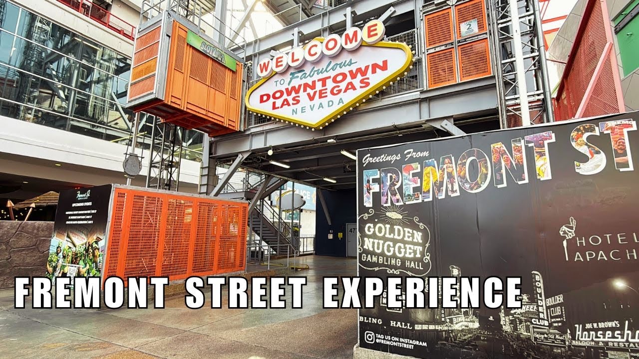 Downtown Las Vegas! Exploring Fremont Street Experience April 2025 | Toy Shack, Movie Props & More