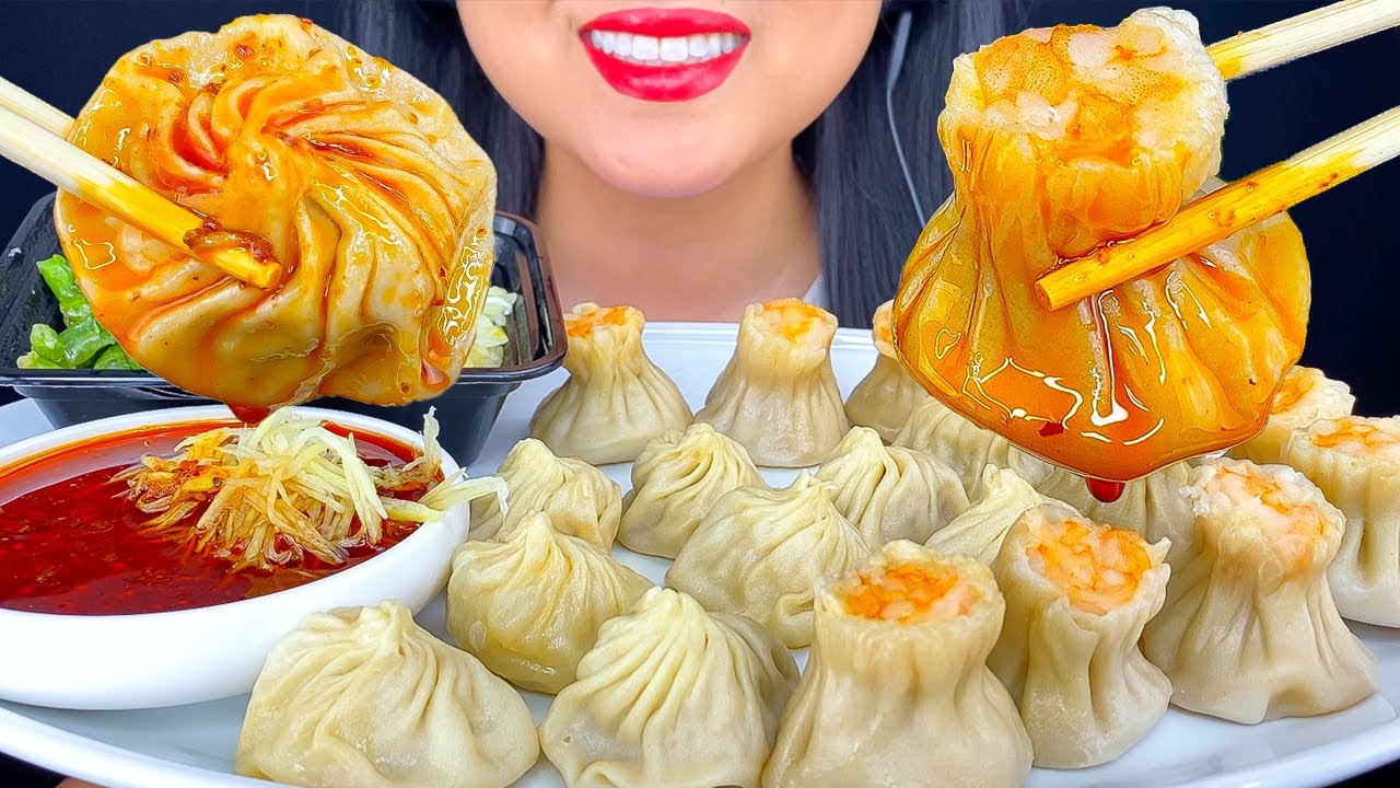 ASMR DIN TAI FUNG XLB SOUP DUMPLINGS & SHRIMP FRIED RICE MUKBANG | EATING SOUNDS | ASMR Phan