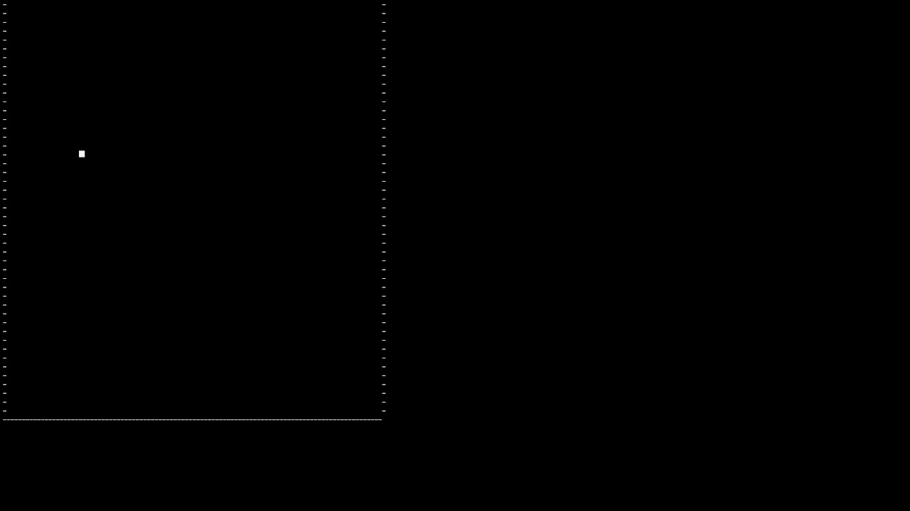 Snake Game Console Application in c#