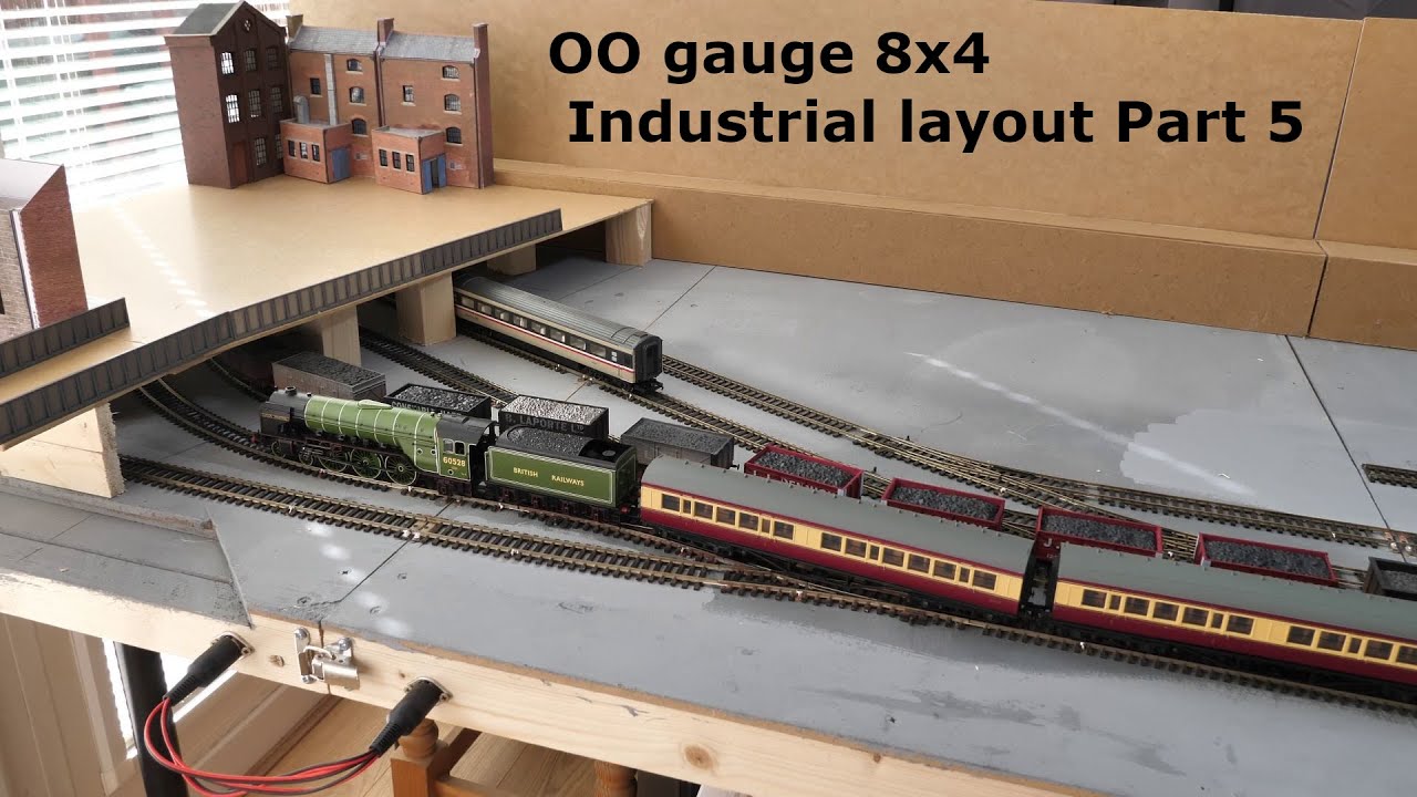 Bar Lane OO gauge modular layout 8x4 TMD Industrial layout Part 5 - Upper deck, and TMD
