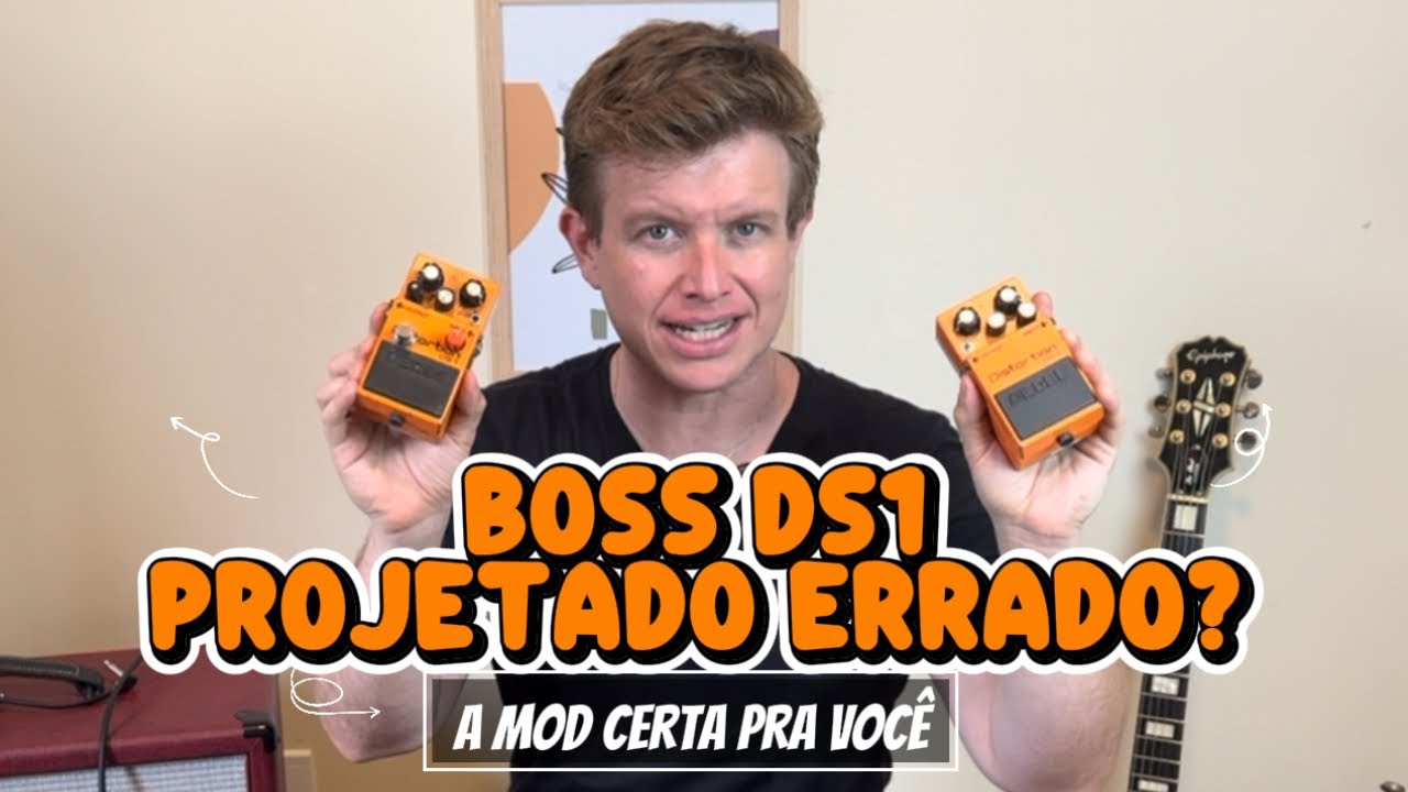 BOSS DS1 MODIFICADO? COMO VOCE NUNCA VIU? DS1 SOUND - Jr Mod - Review - Bruno Fernandes