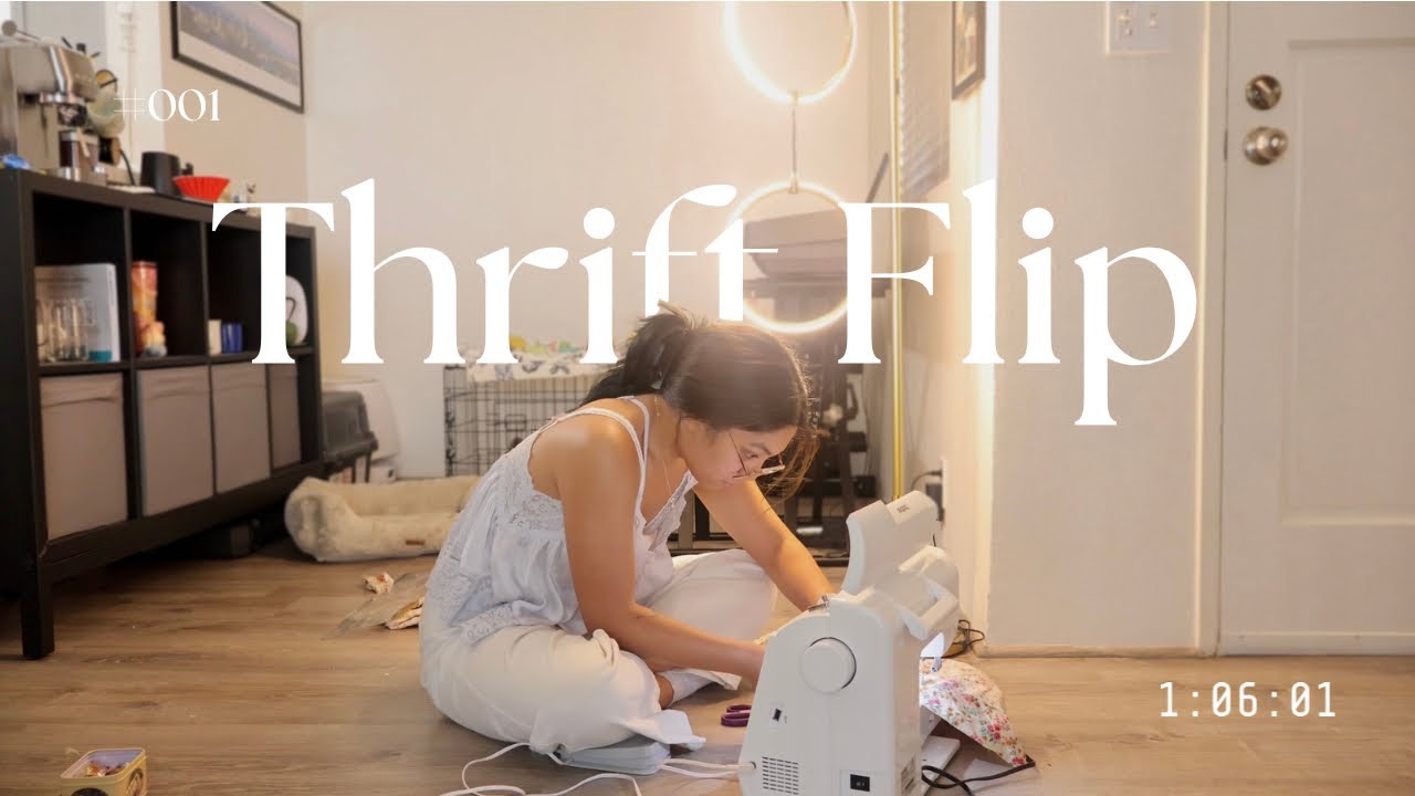 Amateur sewer attempts thrift flips