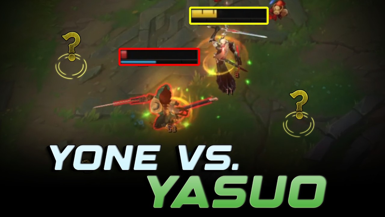 THE YONE VS YASUO MATCHUP!