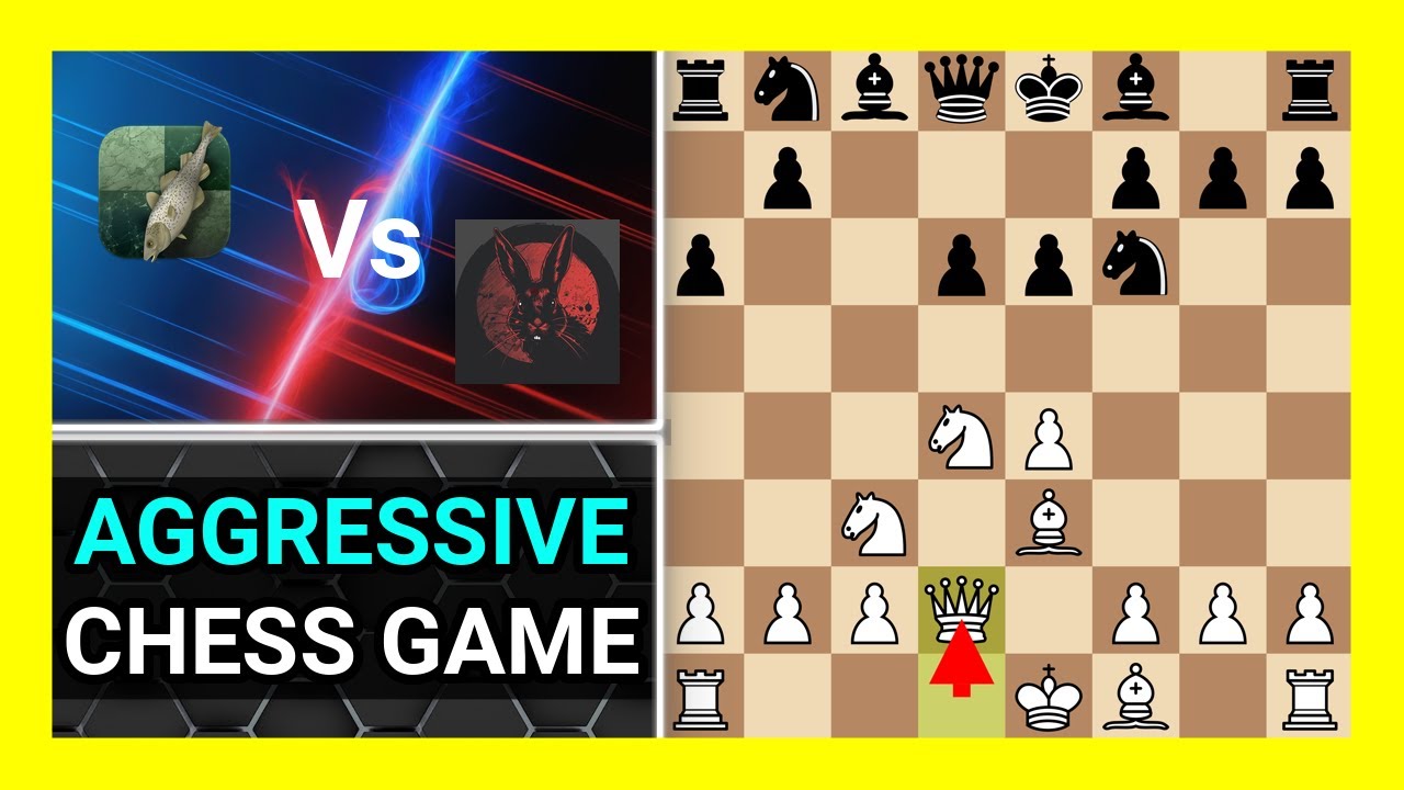 Aggressive Chess Engine Game, Stockfish 16.1 vs Patricia 2.0.1, Watch and Learn Chess