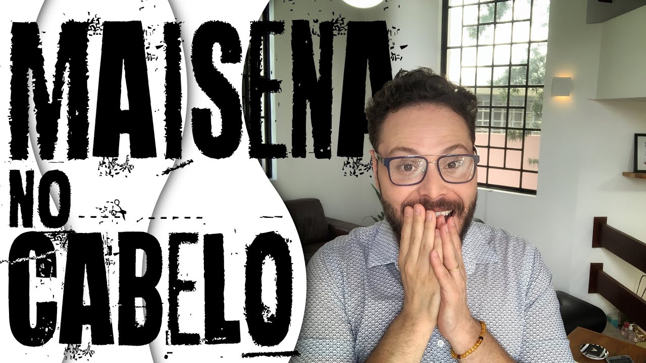 TESTEI MAISENA NO CABELO!!!