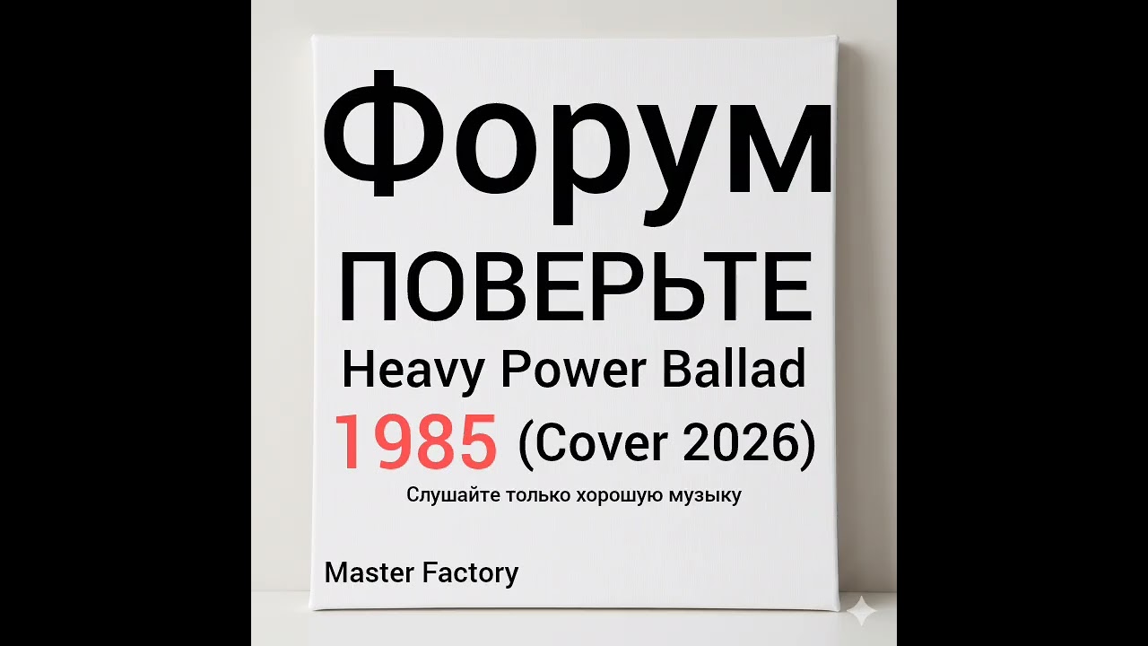 ФОРУМ - Поверьте (Cover) #nostalgia #newmusic #remix #music #