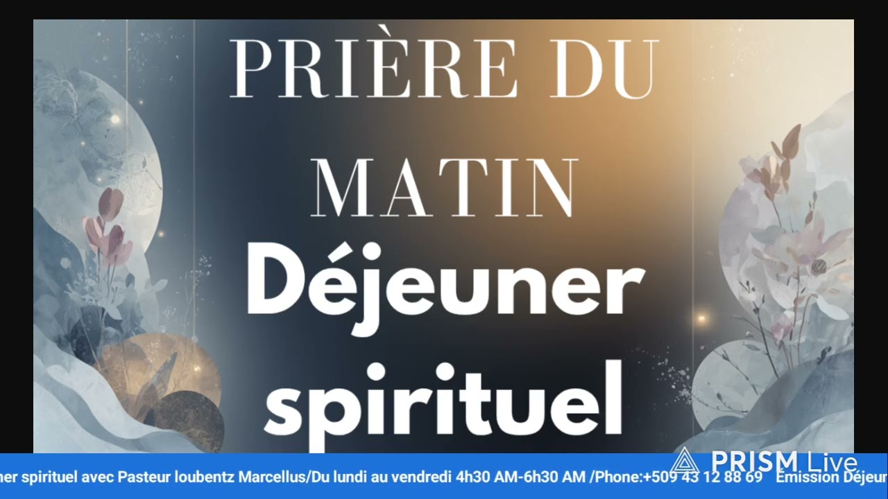 Rediffusion Émission Déjeuner spirituel|Past loubentz Marcellus 