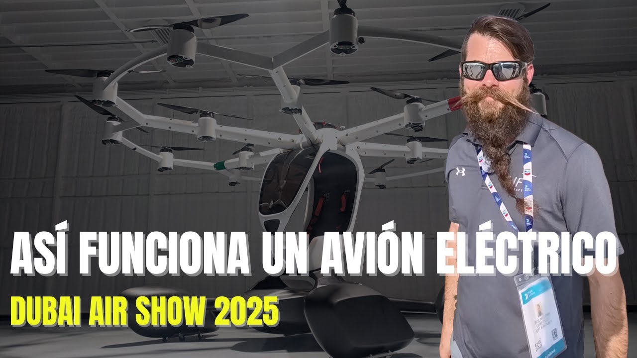 ¿Cómo funciona un avión eléctrico? |Dubai Air Show 2025