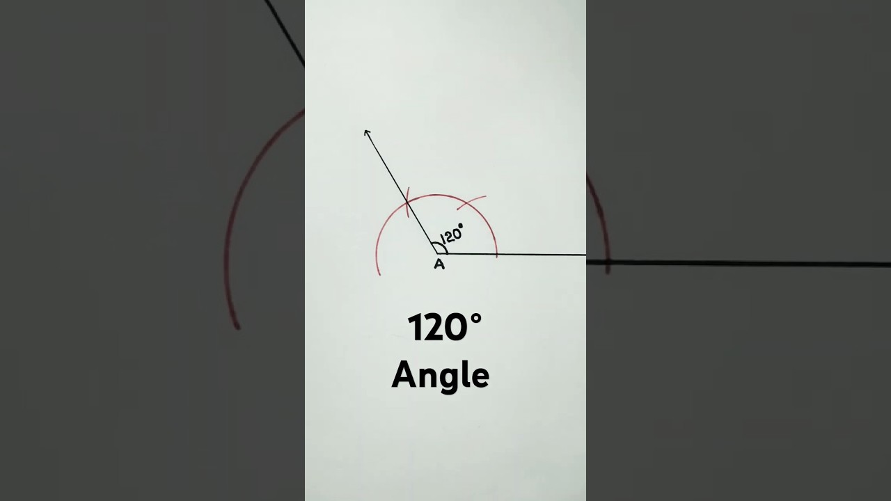 120&deg; Angle Construction with Compass