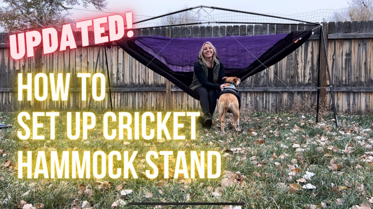 How to Set Up Cricket Hammock Stand - UPDATED!