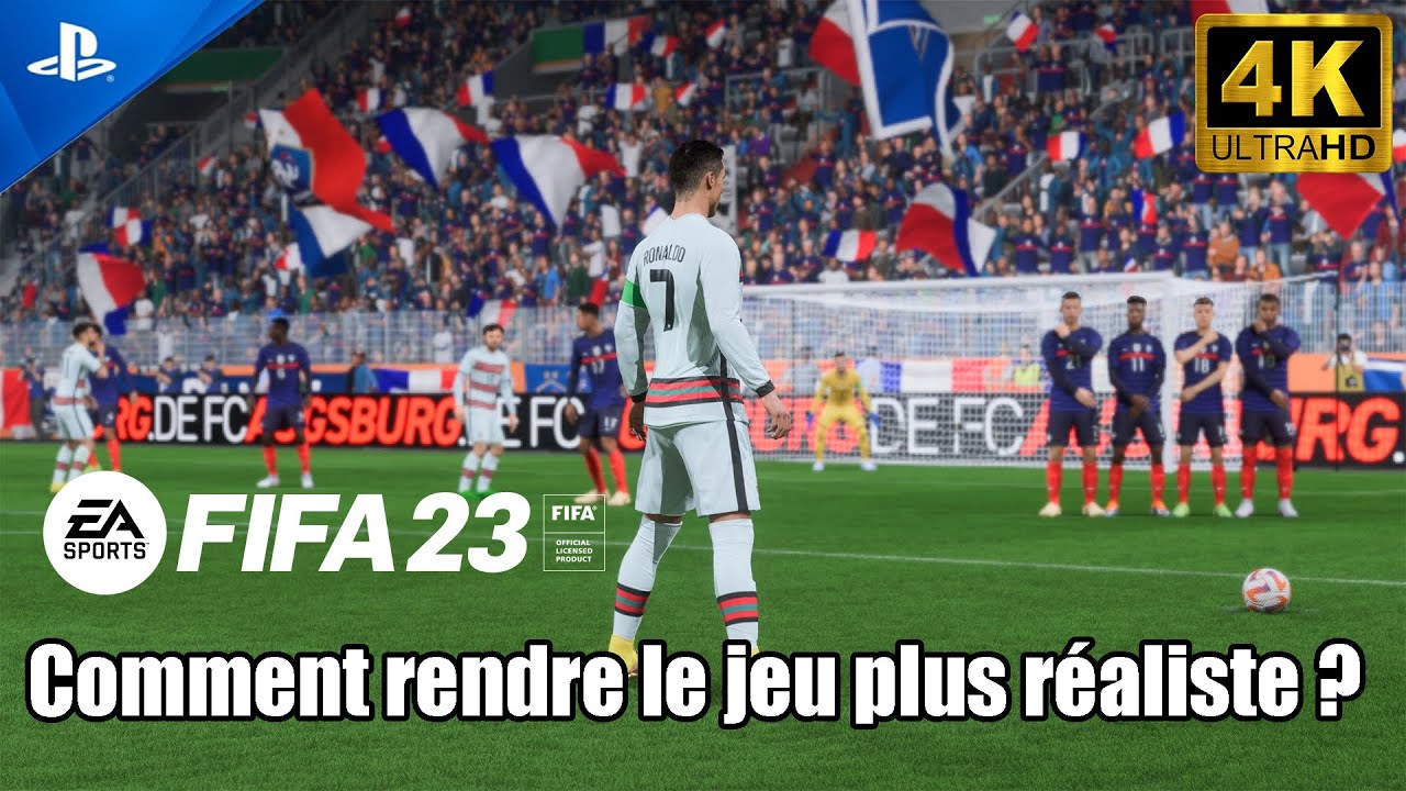 PS5 - FIFA 23, comment rendre le jeu plus réaliste, mes slidders perso V1