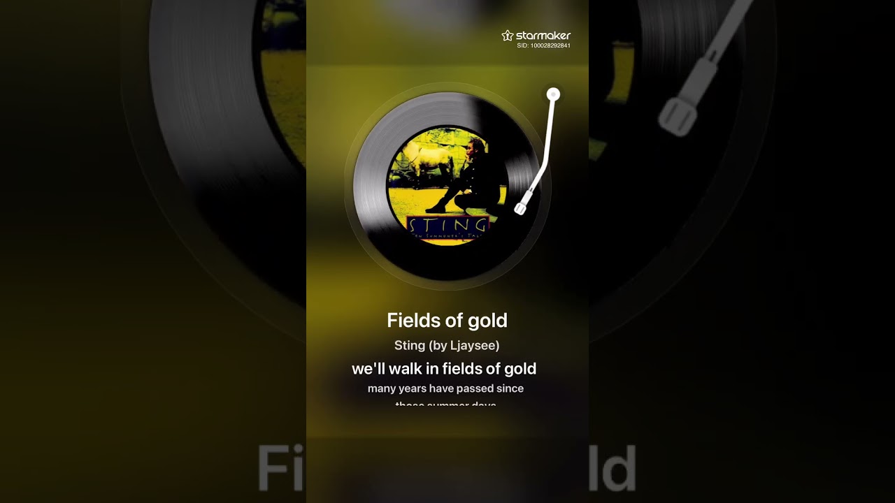Fields of gold cover