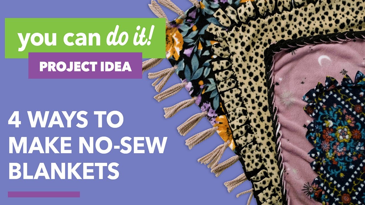 4 Ways to Make Tie Knot Blankets