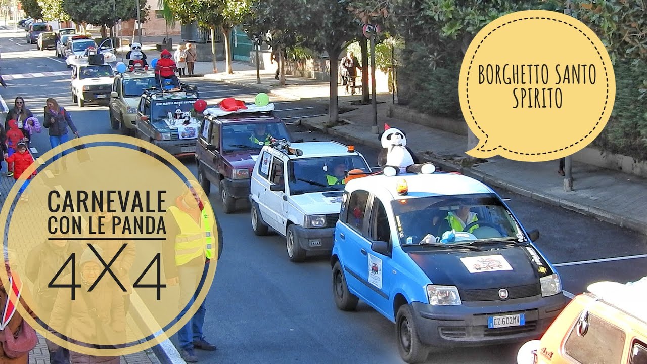 CARNEVALE 2026 A BORGHETTO SANTO SPIRITO (SV) CON LE PANDA 4X4