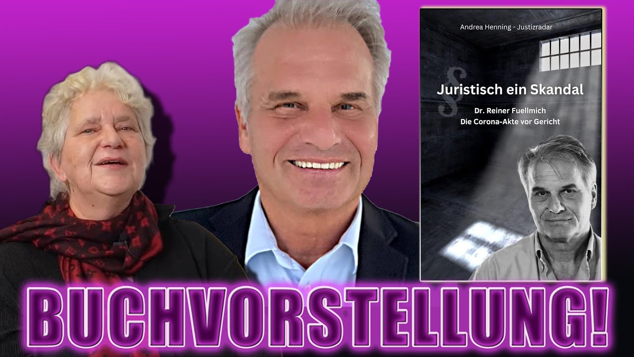 🔴 Buchvorstellung: Dr. Reiner Fuellmich - Die Corona Akte vor Gericht: Juristisch ein Skandal!