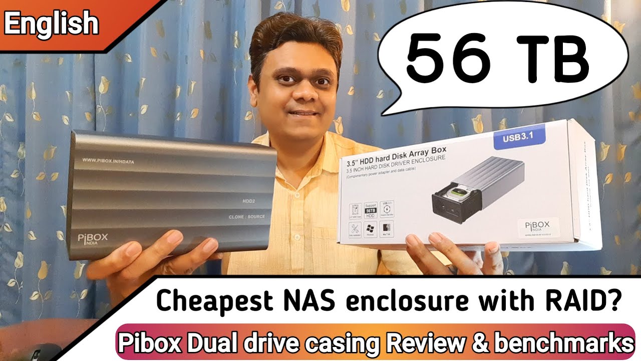 [Eng] Forget NAS Enclosures! Pibox External RAID dual drive casing Review, Acid test, Pros & Cons