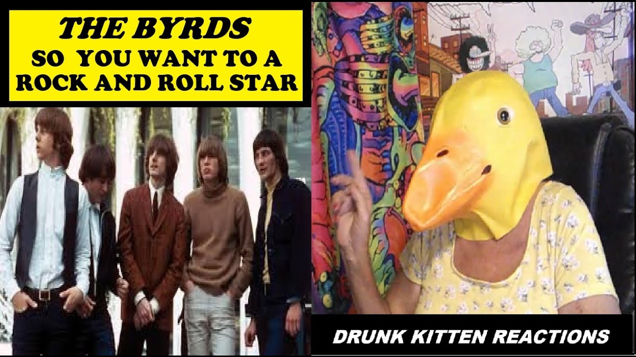 THE BYRDS - SO YOU WANT  TO  BE A ROCK AND ROLL STAR - DRUNK KITTEN REACTIONS