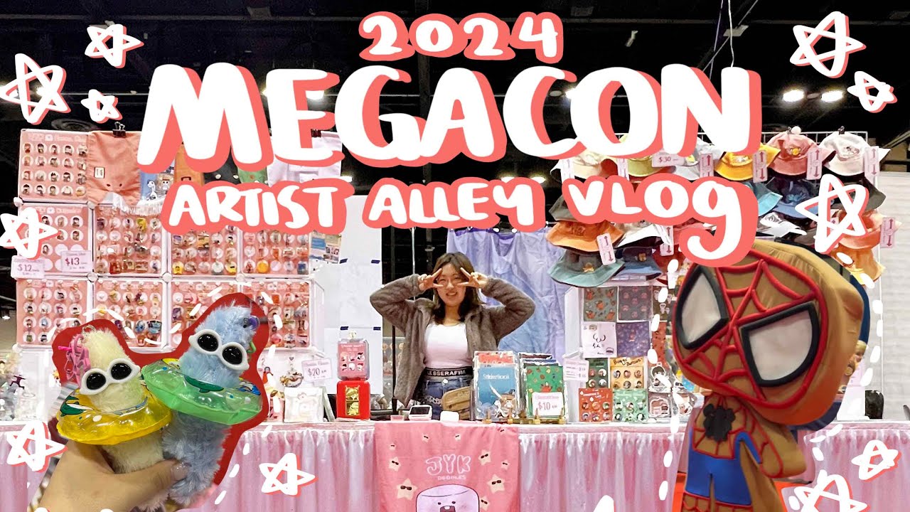 Megacon 2024 Artist Alley | busy con & stolen merch!!