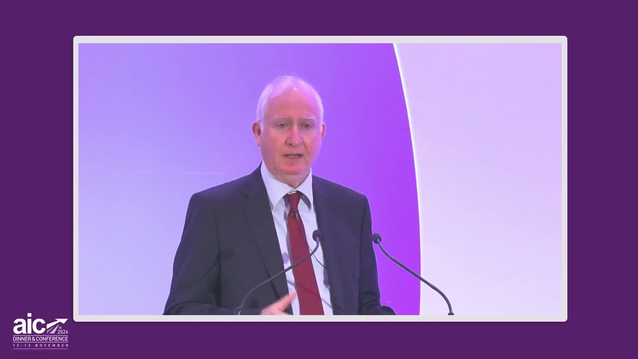 Defra Minister Daniel Zeicher MP addresses AIC Conference 2024 on UK farmers'  Budget fears