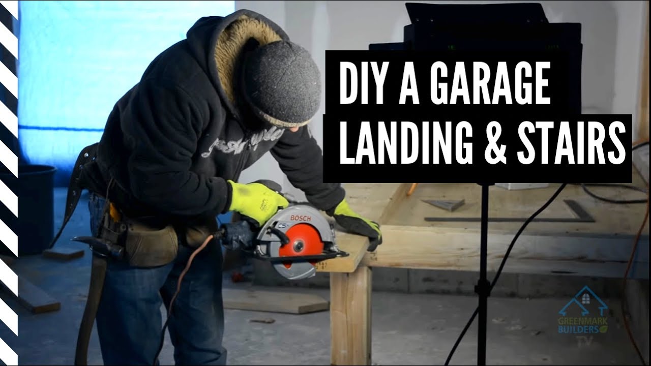 Building Landing and Stairs for a Garage