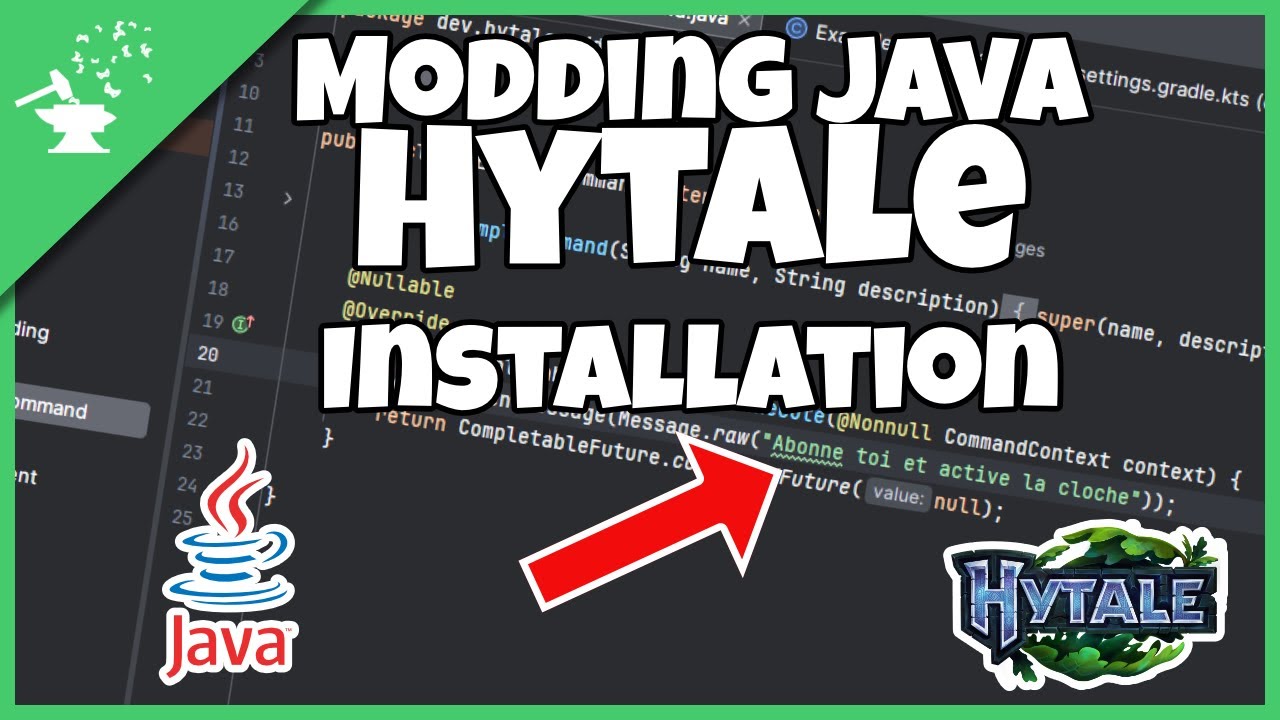 🛠️ MODDING HYTALE : Installation et template de plugin 🛠️ #01