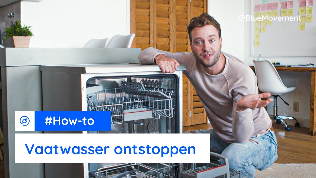 Vaatwasser verstopt? De vaatwasser ontstoppen in 5 stappen | BlueMovement