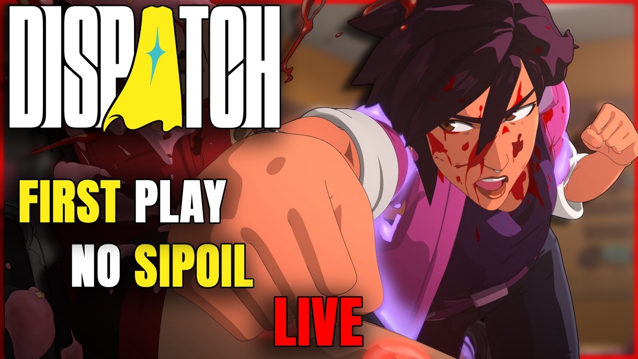 Playing DISPATCH – First Look Live🔴 #gaming #dispatch