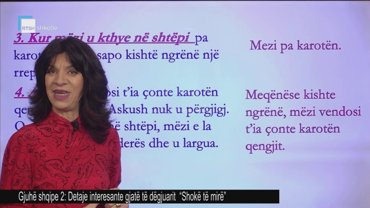 Gjuhë shqipe 2 - Detaje interesante gjatë të dëgjuarit 