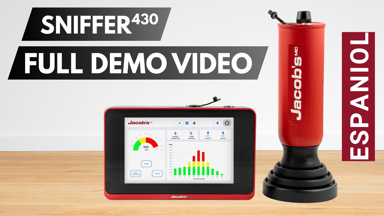 Video de entrenamiento del detector de fugas de agua con gas trazador Sniffer430 #fugadeagua