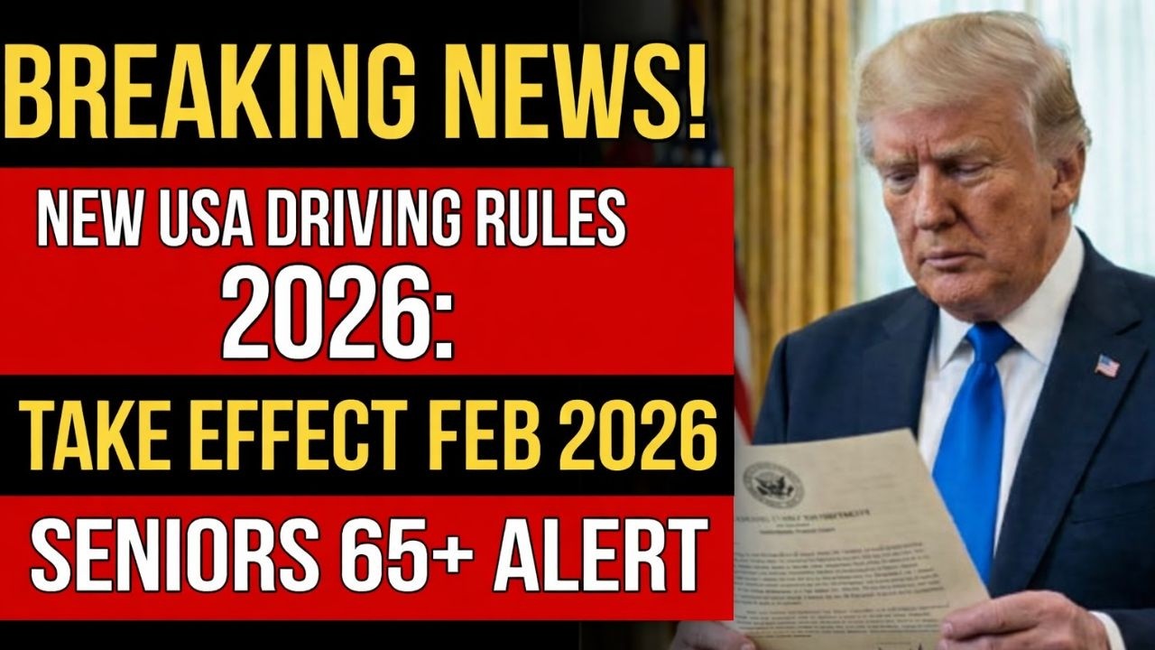 New USA Driving Rules 2026: Take Effect Feb 2026 — Seniors 65+ Alert