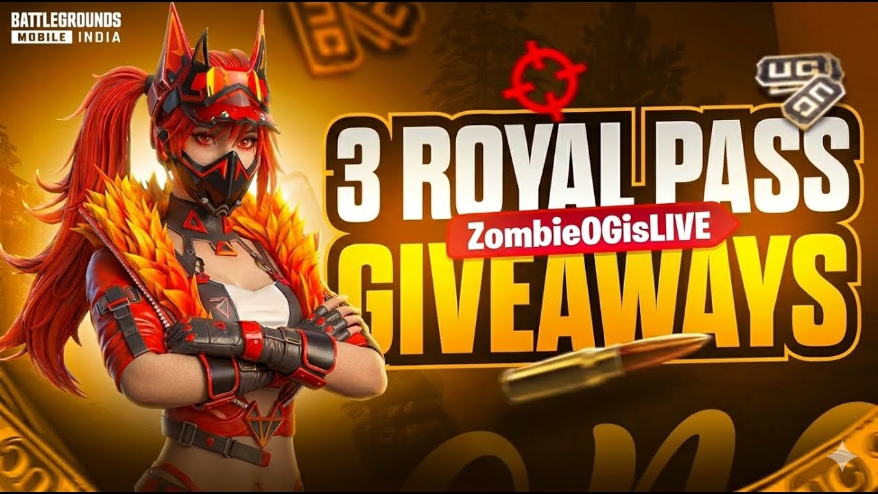🔥✨🧿 3 ROYAL PASS GIVEAWAYYY AT 1K With ULTIMATE ROYAL Gameplay 📈💞