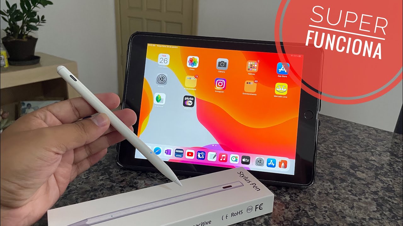 Caneta stylus Pen - Funciona igual a Apple Pencil (*R$199)
