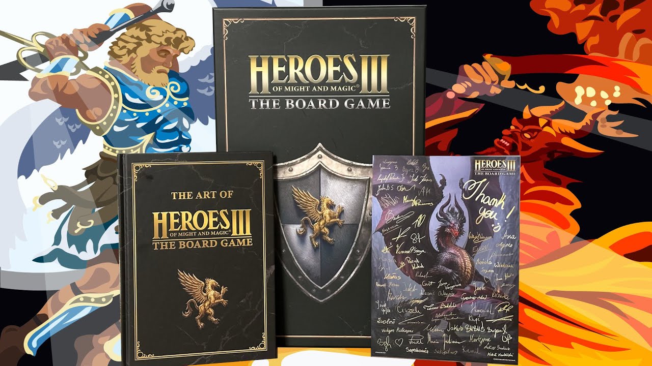 [UNBOXING] HoMM III: The Board Game Box Box Shaded - czy warto było tyle czekać?