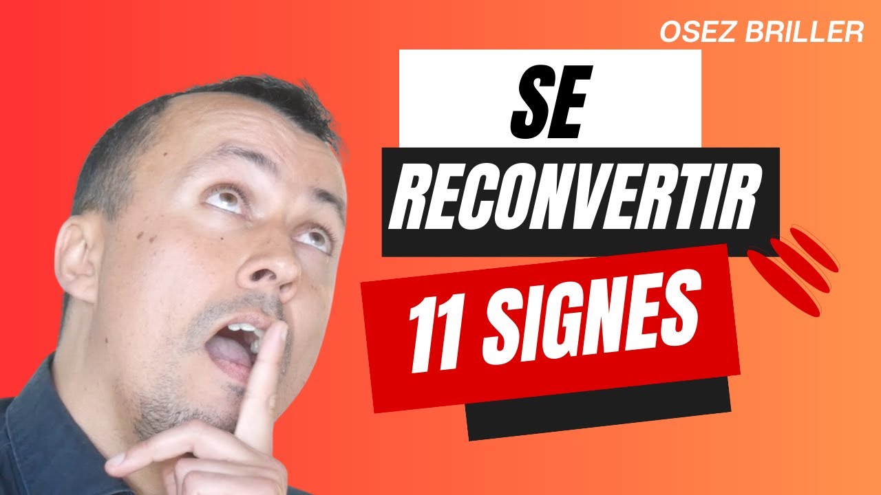 SE RECONVERTIR : 11 Signes qu'il est temps de changer de travail