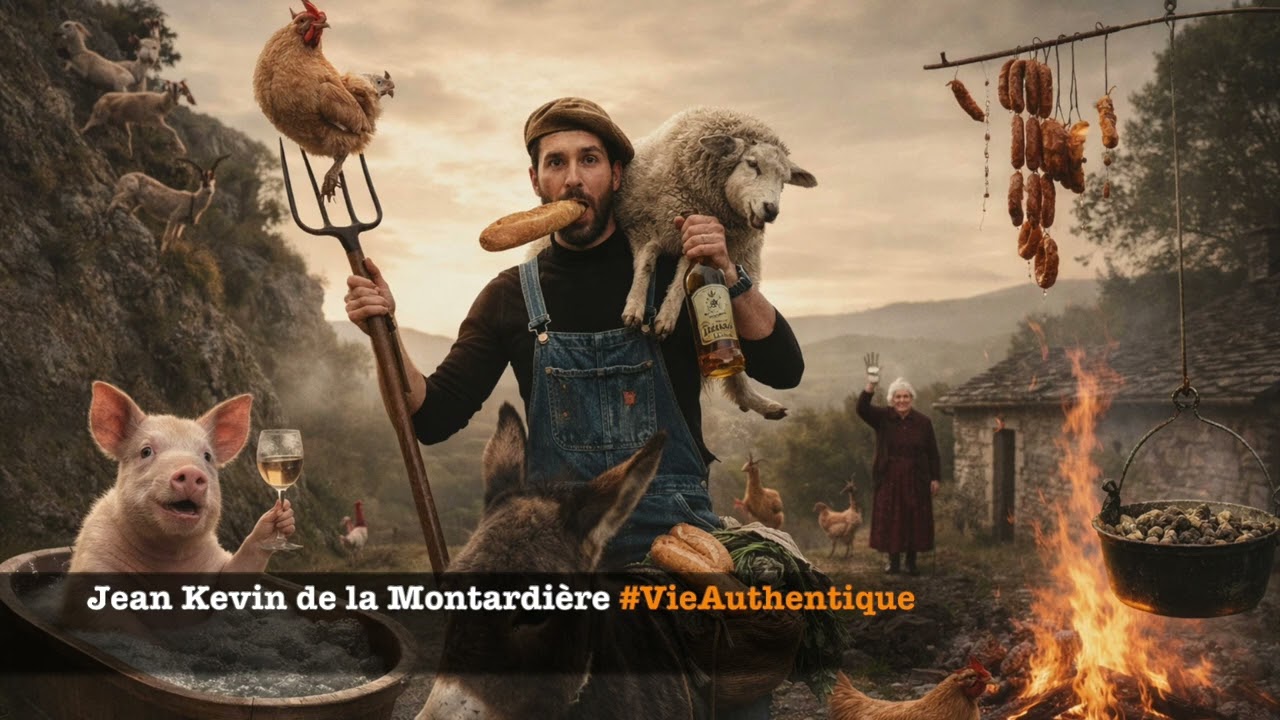 Jean-Kevin de la Montardière : la vraie vie, la vraie… folie 🇫🇷🐓 | #VieAuthentique