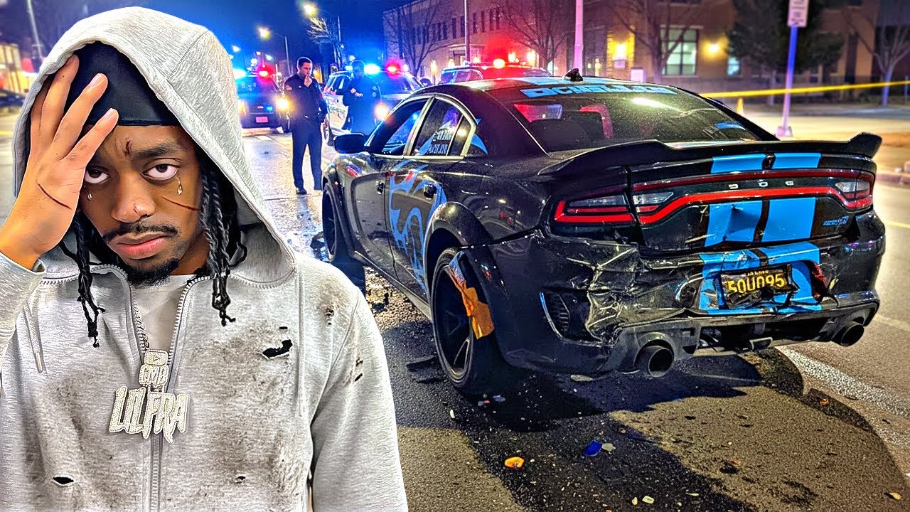 THEY CRASHED INTO MY HELLCAT REDEYE CHARGER￼… ITS GONE