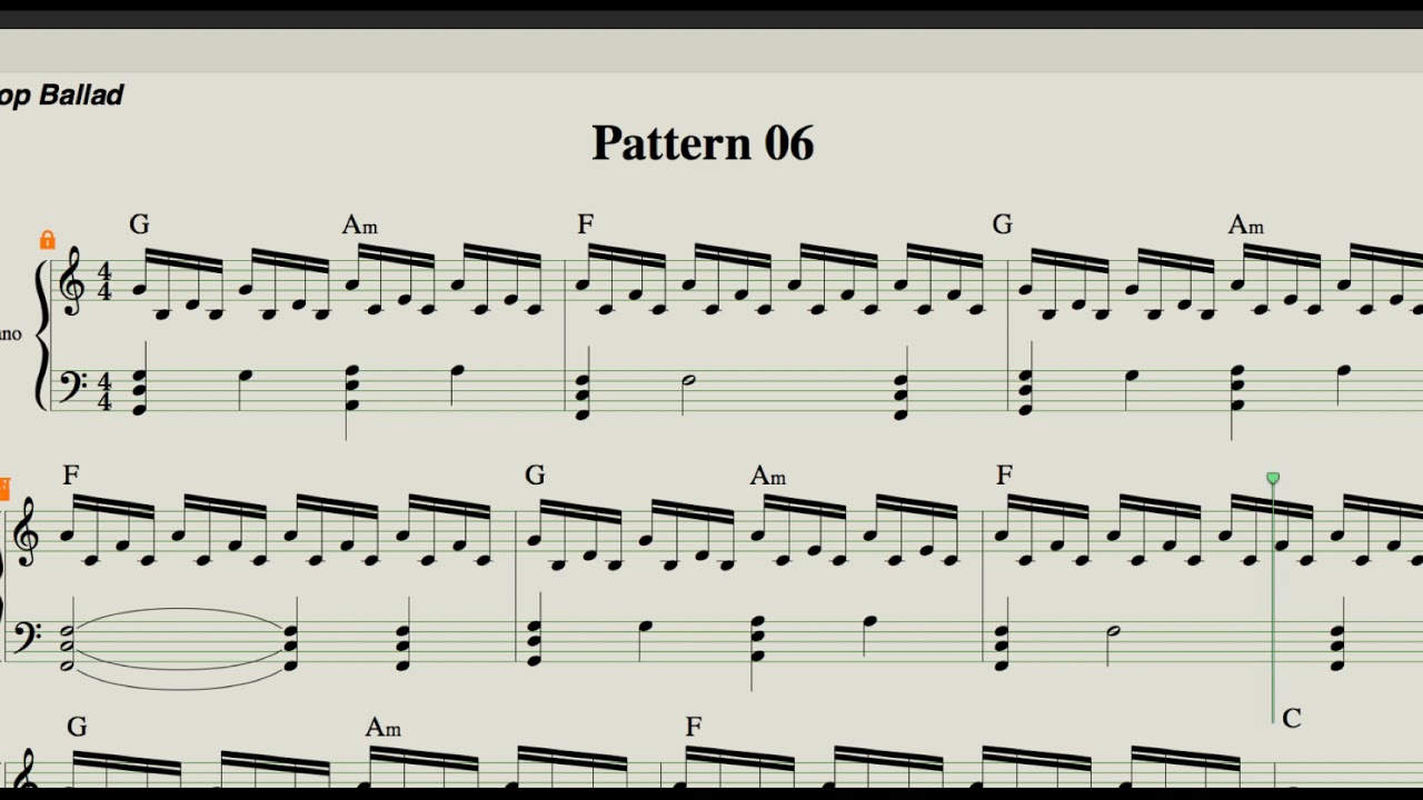 PianoStyles | Pop Ballad - New Easy 9 Patterns