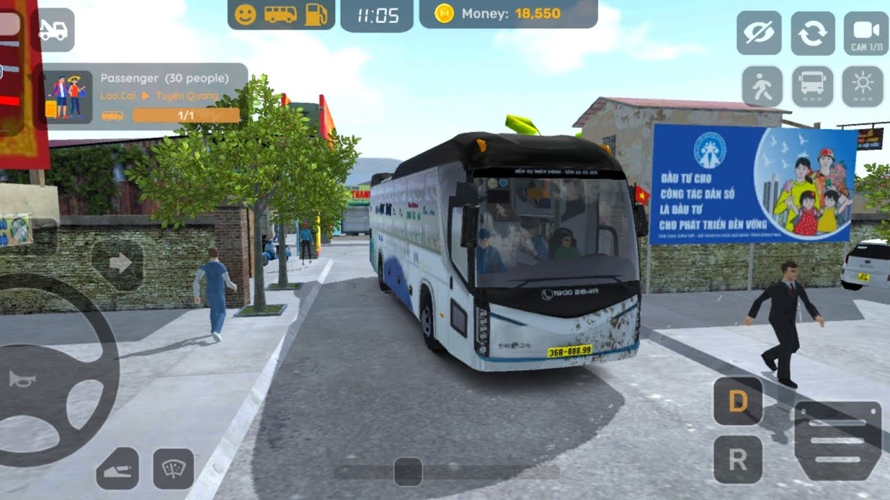 Coach Bus Simulator Vietnam 🇻🇳 | Real City Driving Gameplay (New Game)