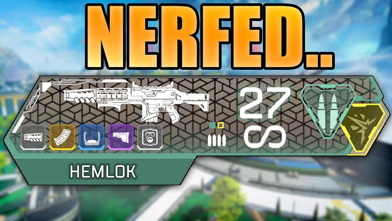 Apex just Nerfed the Hemlock...(Apex Legends)