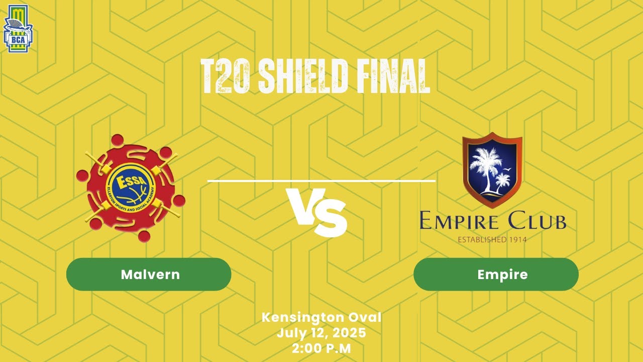 BCA T20 ShieldFinal Empire vs. Malvern