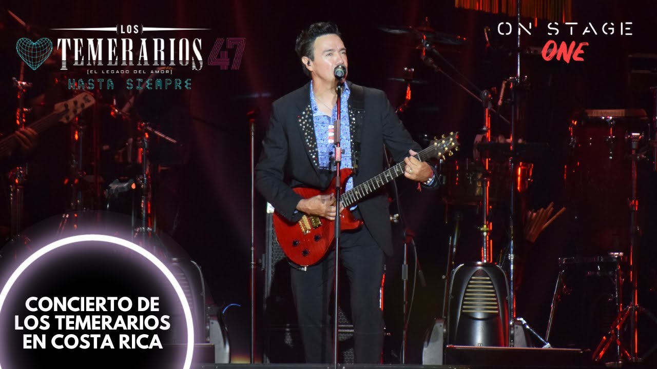 LOS TEMERARIOS - Concierto en Costa Rica