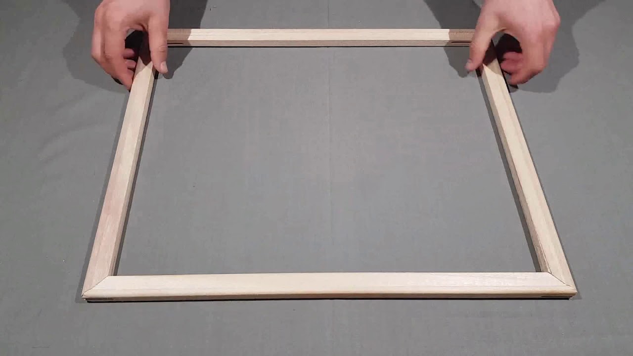 How to frame your paint by number kit