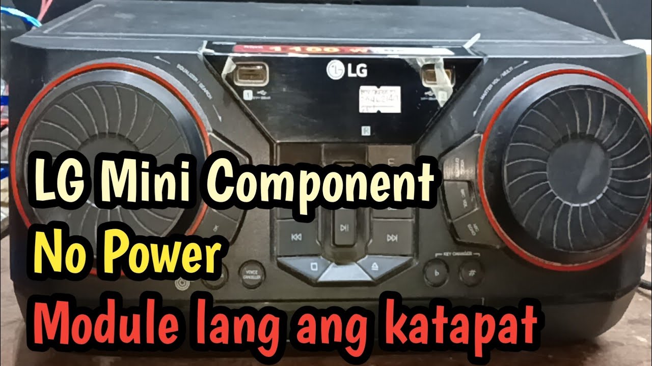 LG Mini Component No power