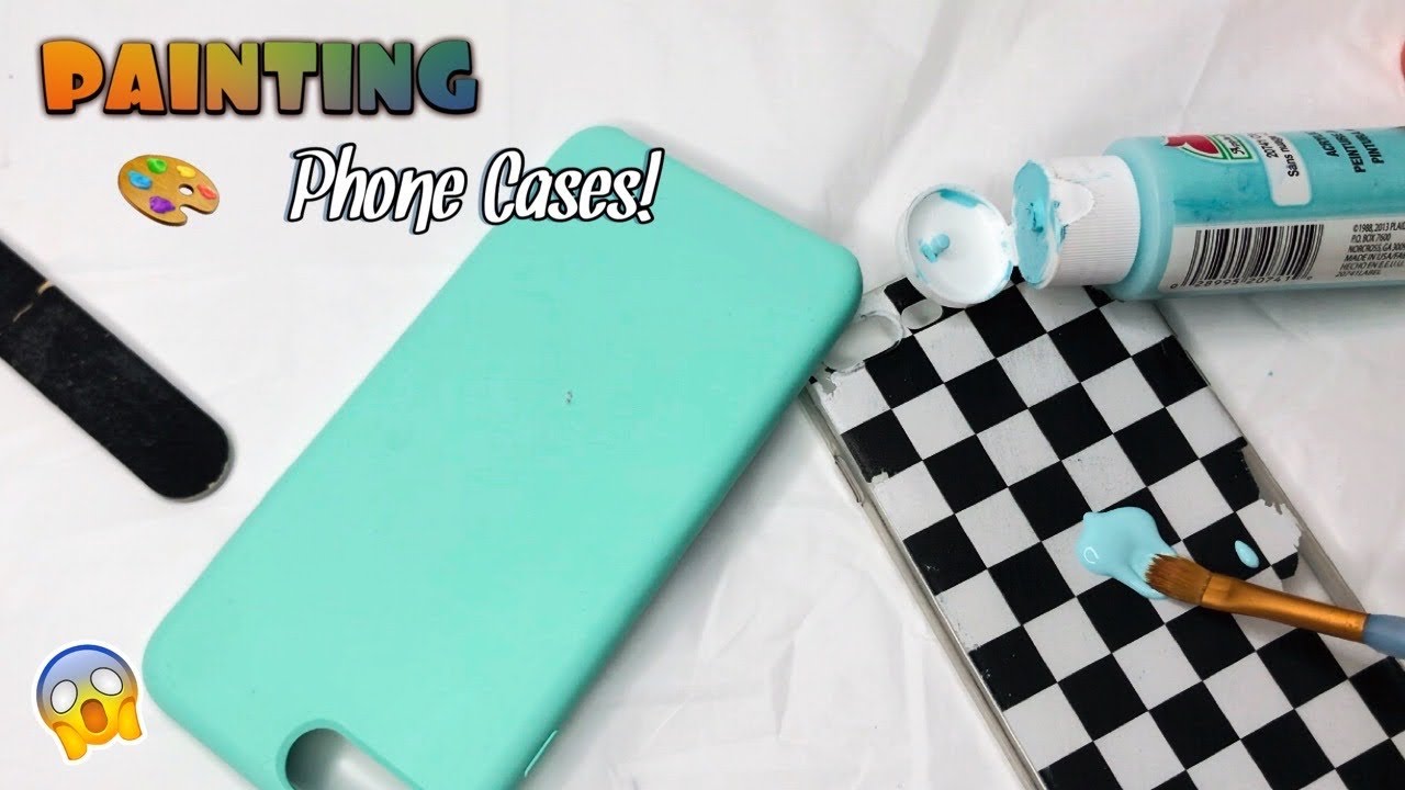 PAINTING PHONE CASES!