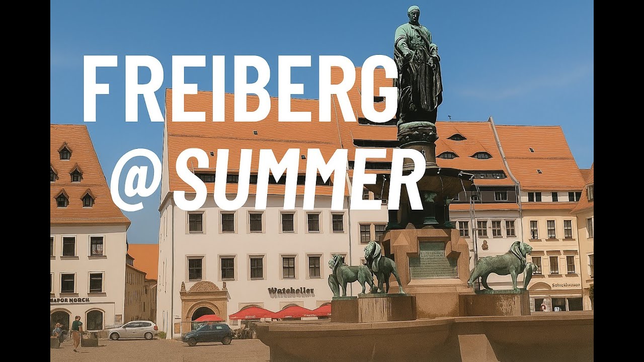 Freiberg Sachsen Rundgang MasterCinema 2.39:1 Violão Alegre para se Emocionar #Silberstadt #Freiberg