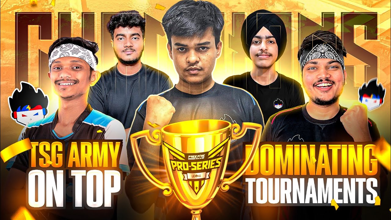 Back to Back Championssssss!!! 🏆 - Free Fire Pro Series Winners 🏟❤️ Rocky Bhai Shocked 🤯